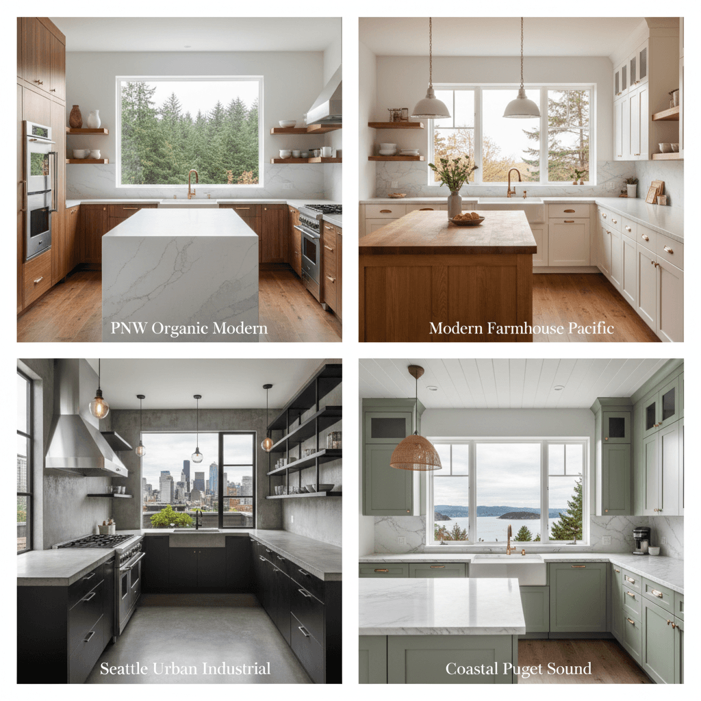 Small 10 day kitchen remodel example with bright premium finishes