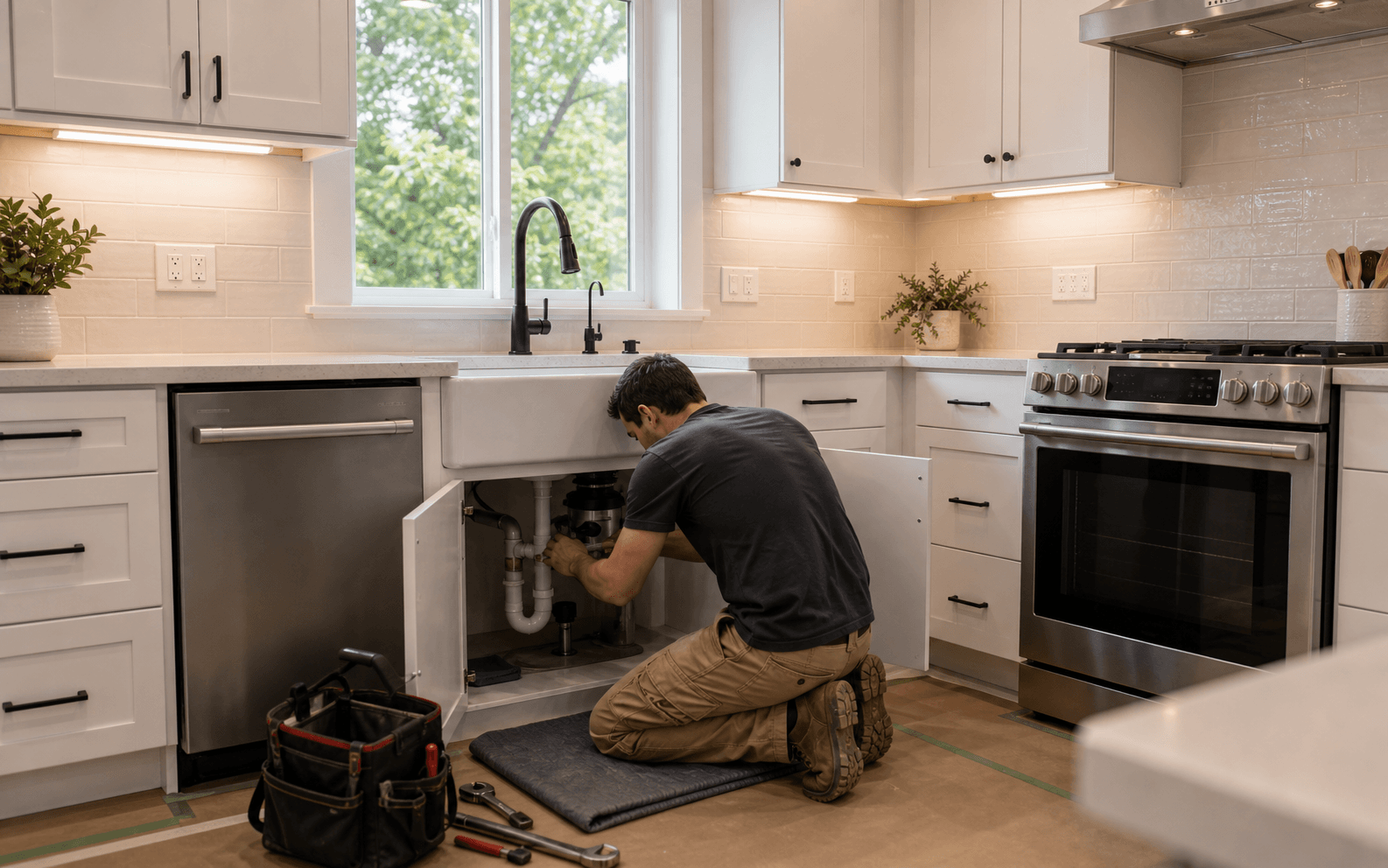 DAY 8 Fixtures & Flow kitchen remodel timeline
